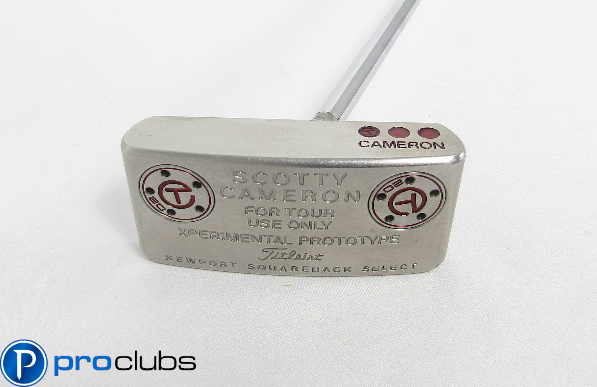SCOTTY CAMERON XPERIMENTAL PROTOTYPE SQUAREBACK WELDED CENTER
